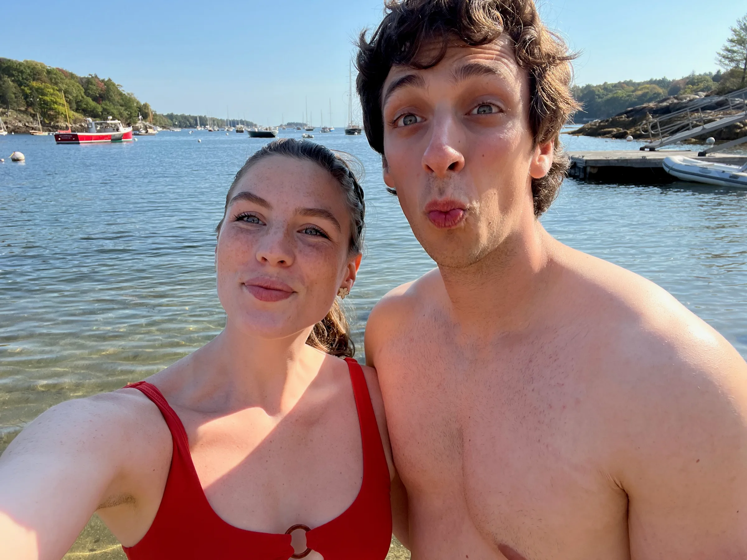 Tiny Beach and Shorter Maine Day!