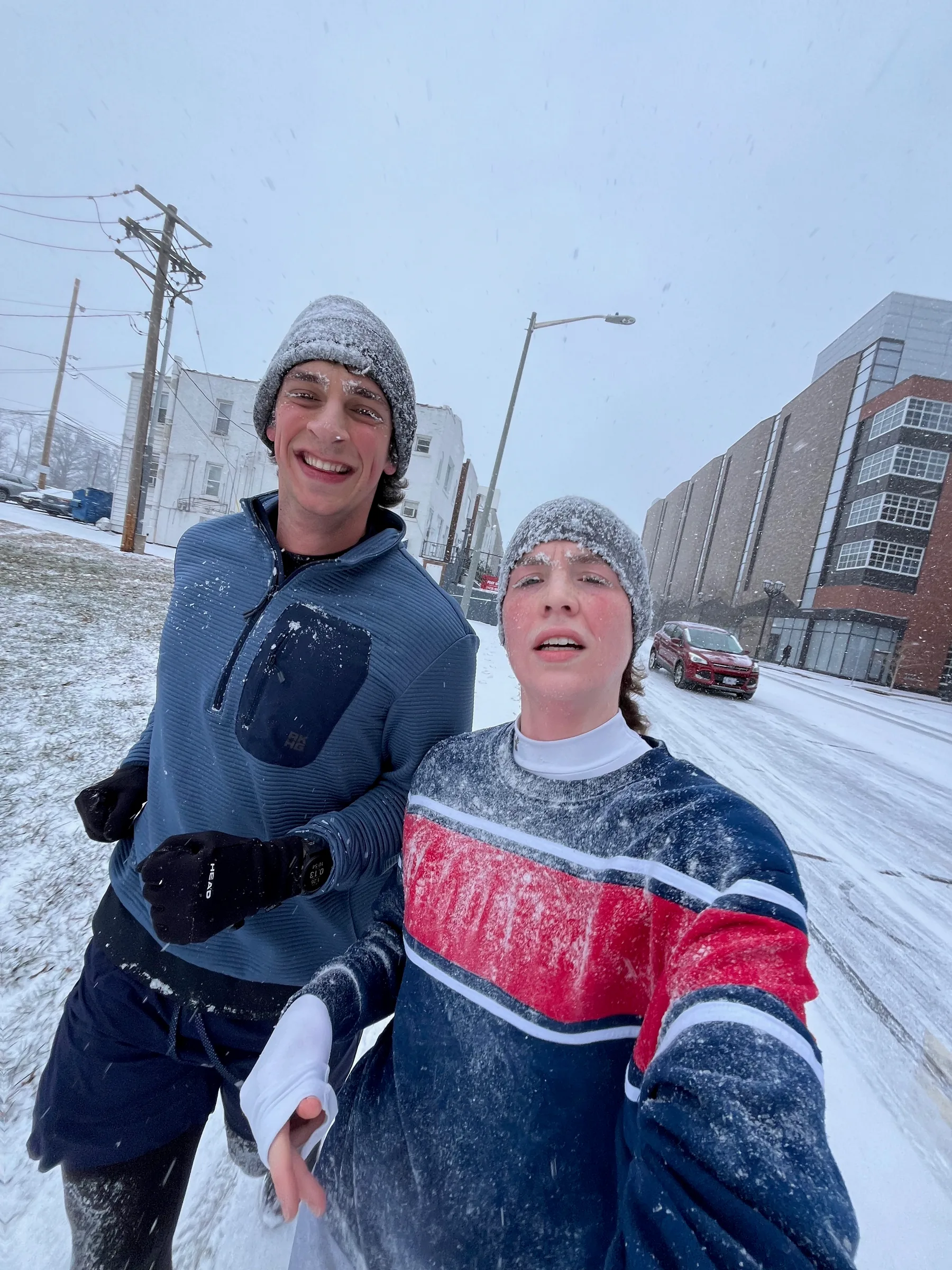 Running in the Snow!